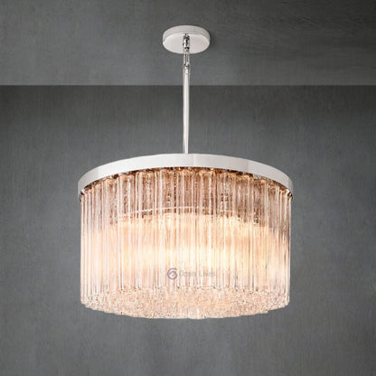 Crelo Round Murano Glass Chandelier 36" - Zelno