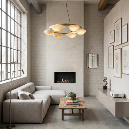 Crown Alabaster Chandelier - Zelno