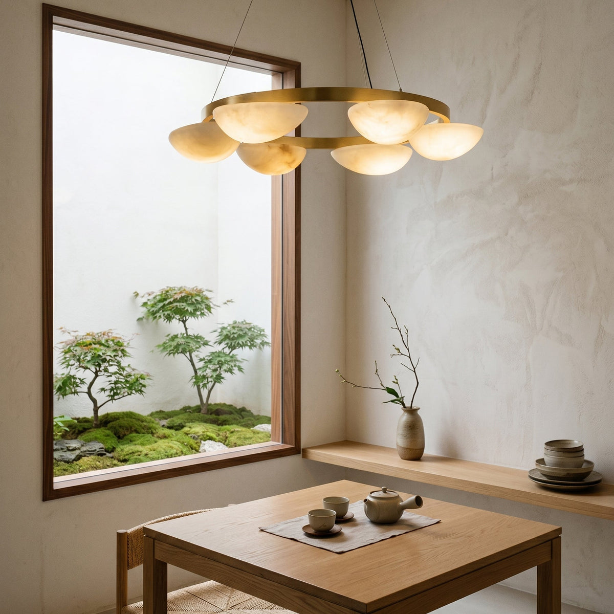 Crown Alabaster Chandelier - Zelno