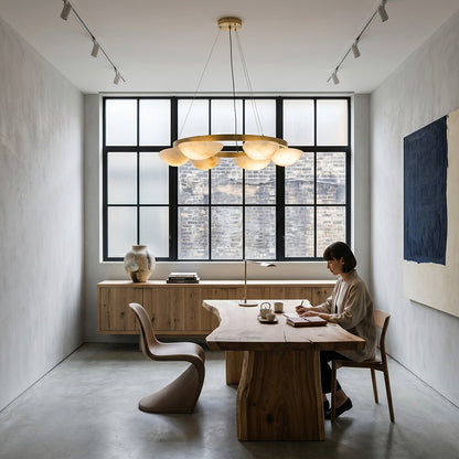 Crown Alabaster Chandelier - Zelno