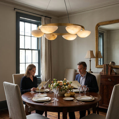 Crown Alabaster Chandelier - Zelno