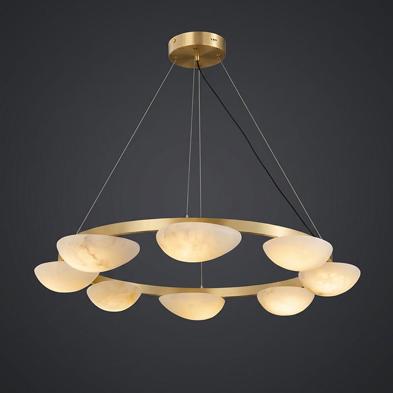 Crown Alabaster Chandelier - Zelno