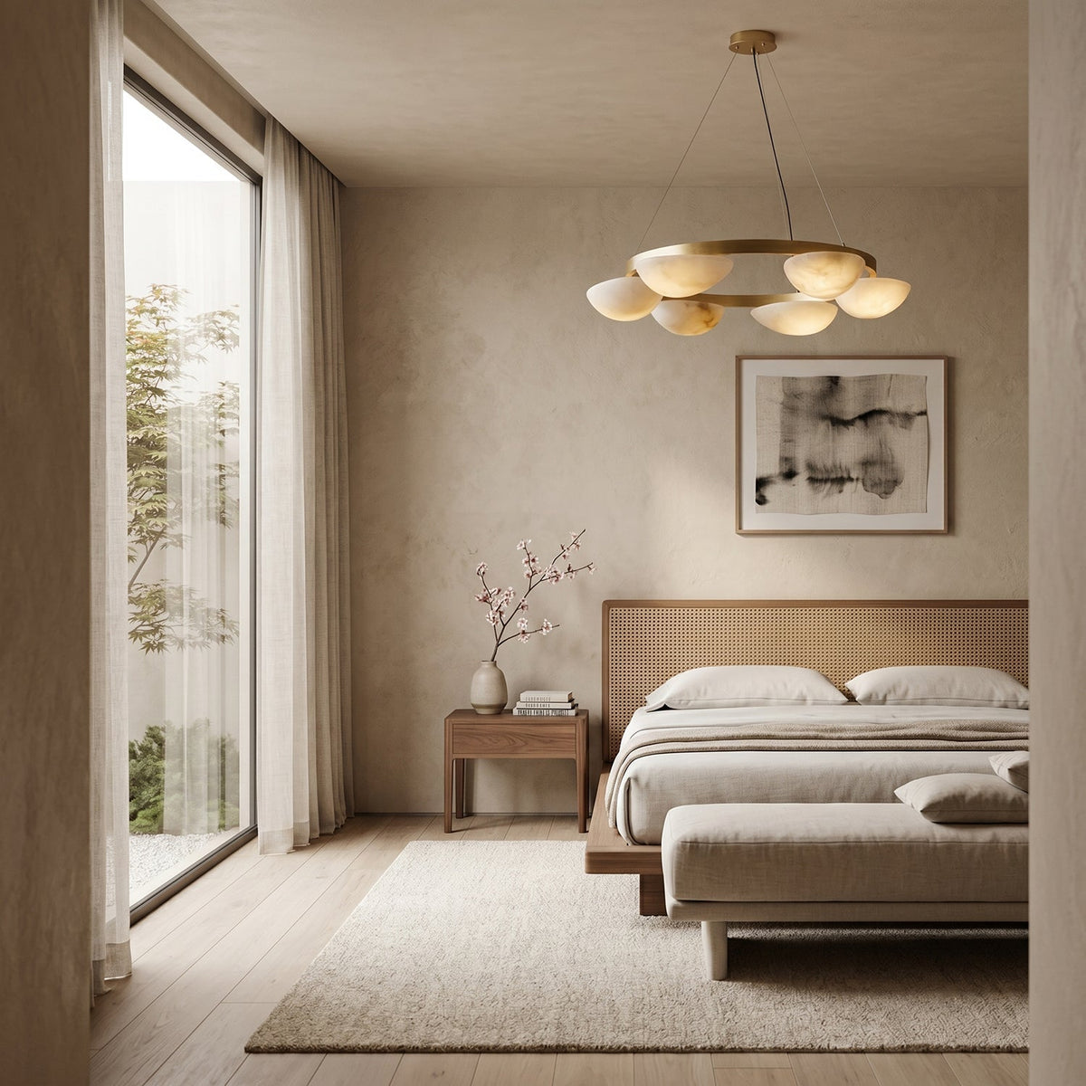 Crown Alabaster Chandelier - Zelno