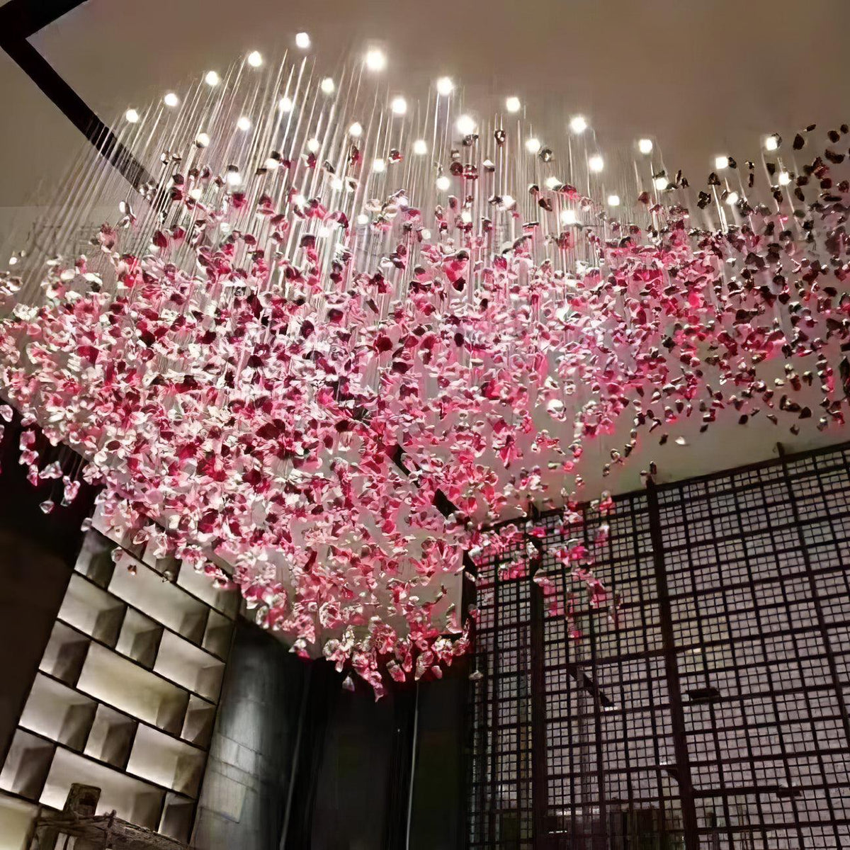 Crystal Stone Crystal Spiral Chandelier - Zelno Lighting