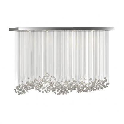 Crystal Stone Crystal Spiral Chandelier - Zelno Lighting
