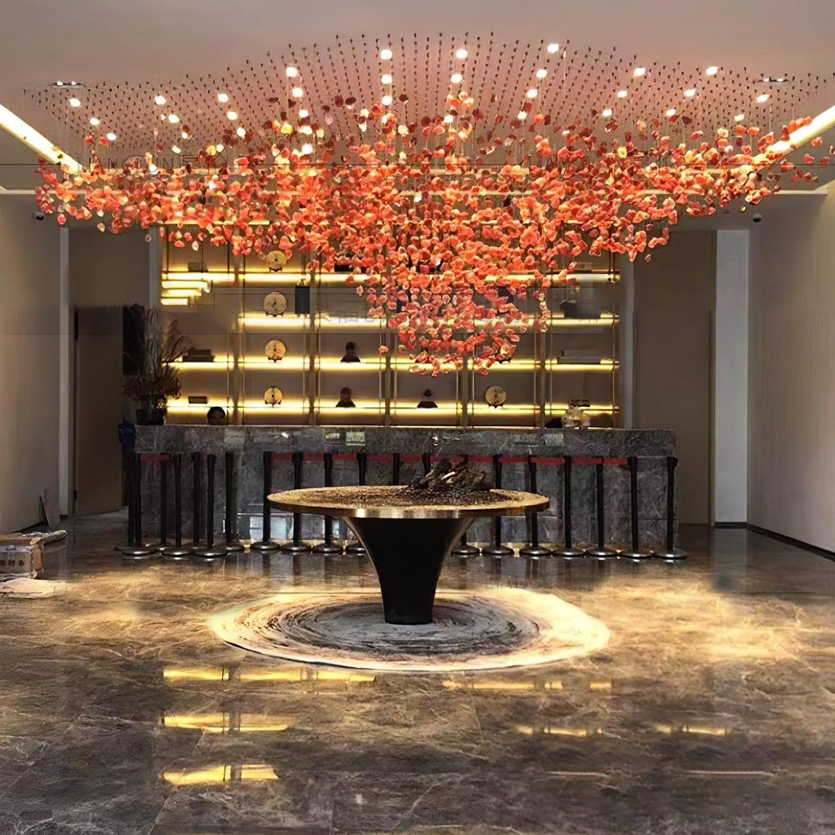 Crystal Stone Crystal Spiral Chandelier - Zelno Lighting