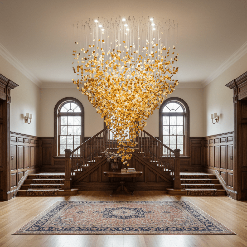 Crystal Stone Crystal Spiral Chandelier - Zelno Lighting