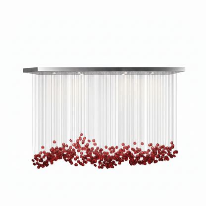 Crystal Stone Crystal Spiral Chandelier - Zelno Lighting