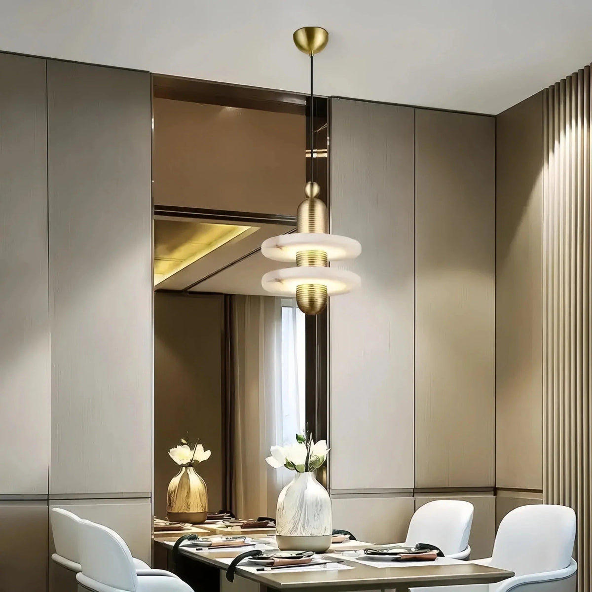 Csilla Alabaster Pendant Light - Zelno Lighting
