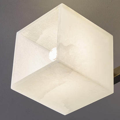 Cubist Alabaster Cluster Ceiling Lamp - Zelno Lighting