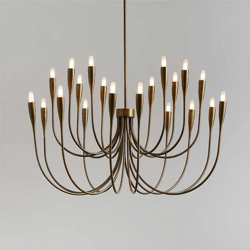 Curve Candelabra Chandelier - Zelno
