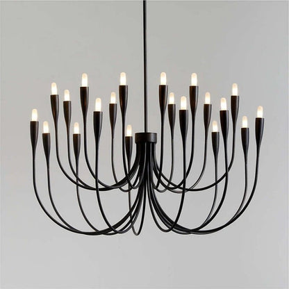 Curve Candelabra Chandelier - Zelno