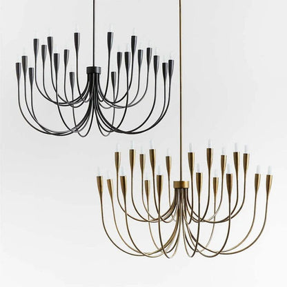 Curve Candelabra Chandelier - Zelno