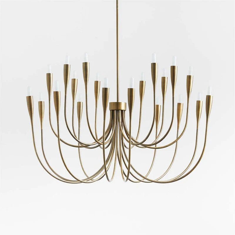 Curve Candelabra Chandelier - Zelno