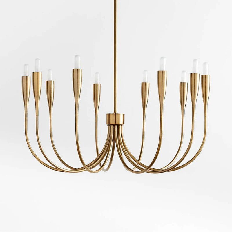 Curve Candelabra Chandelier - Zelno