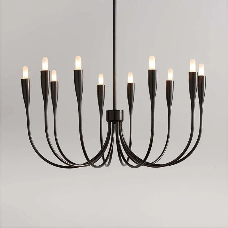 Curve Candelabra Chandelier - Zelno