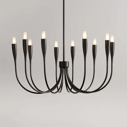 Curve Candelabra Chandelier - Zelno
