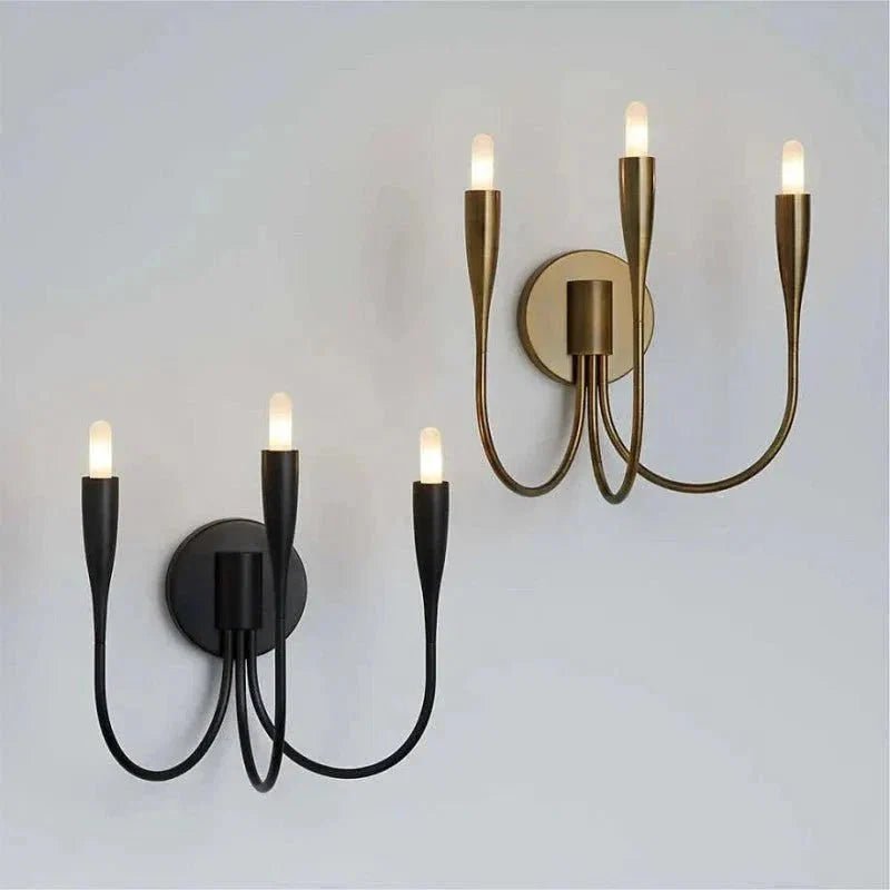Curve Candelabra Wall Sconce - Zelno Lighting