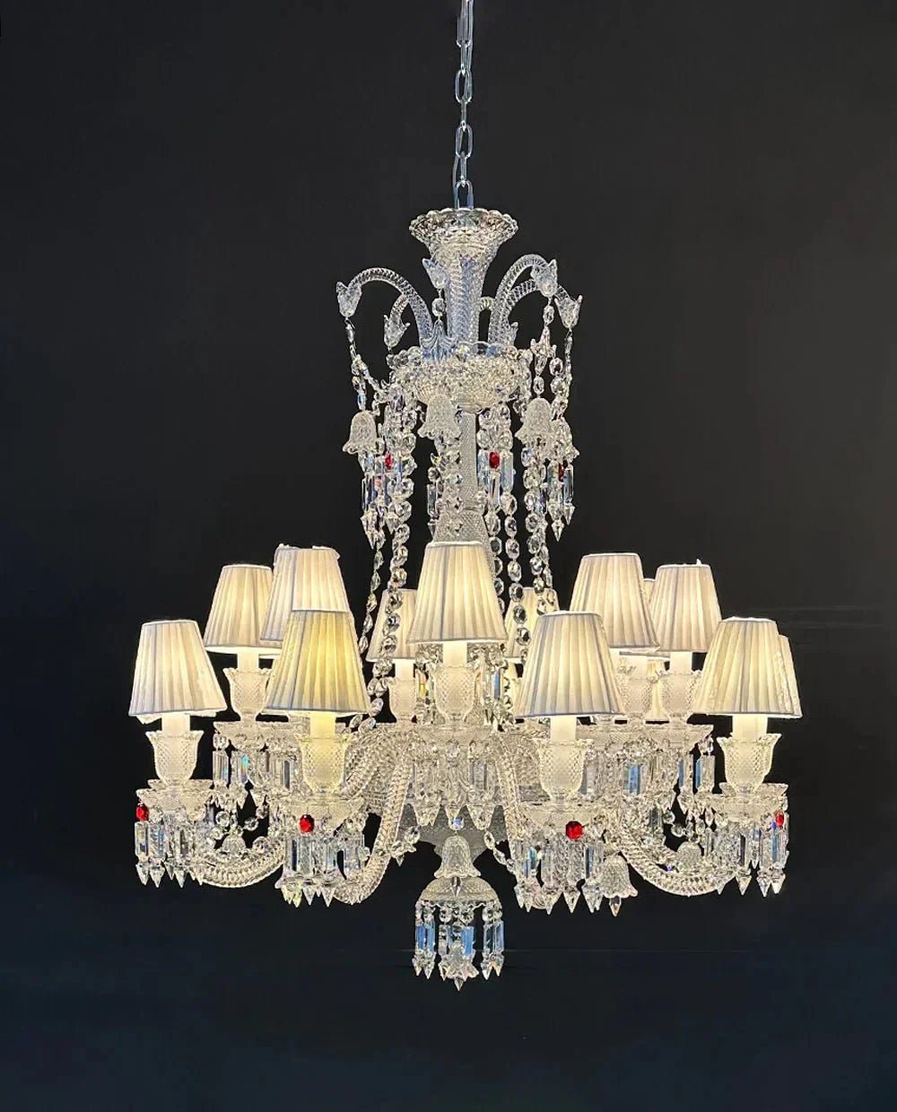 Custom Made 18 Lights Zanith Chandelier Chandelier Crystal Lighting - Zelno