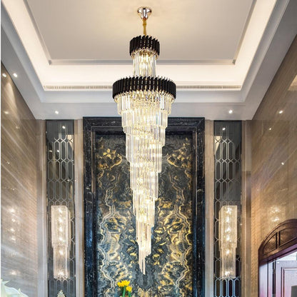 Cyrus Multiple Tier Crystal Chandelier - Zelno