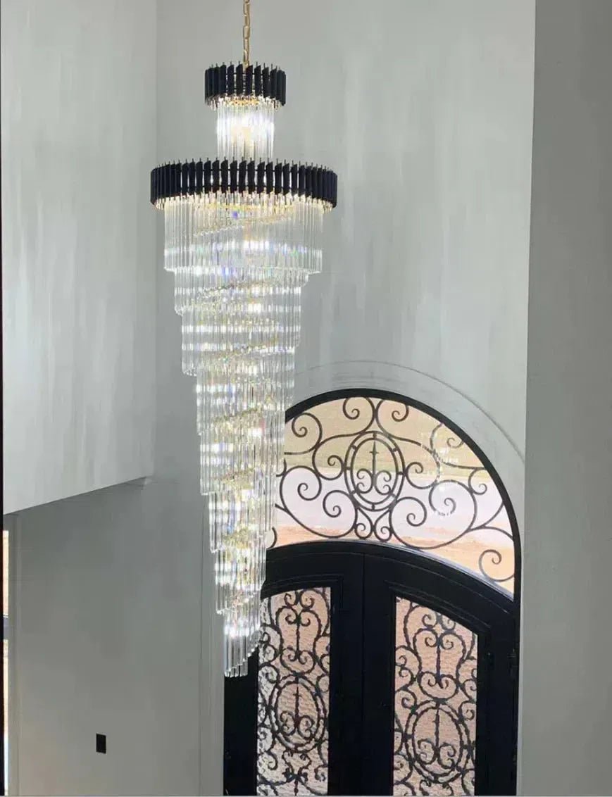 Cyrus Multiple Tier Crystal Chandelier - Zelno