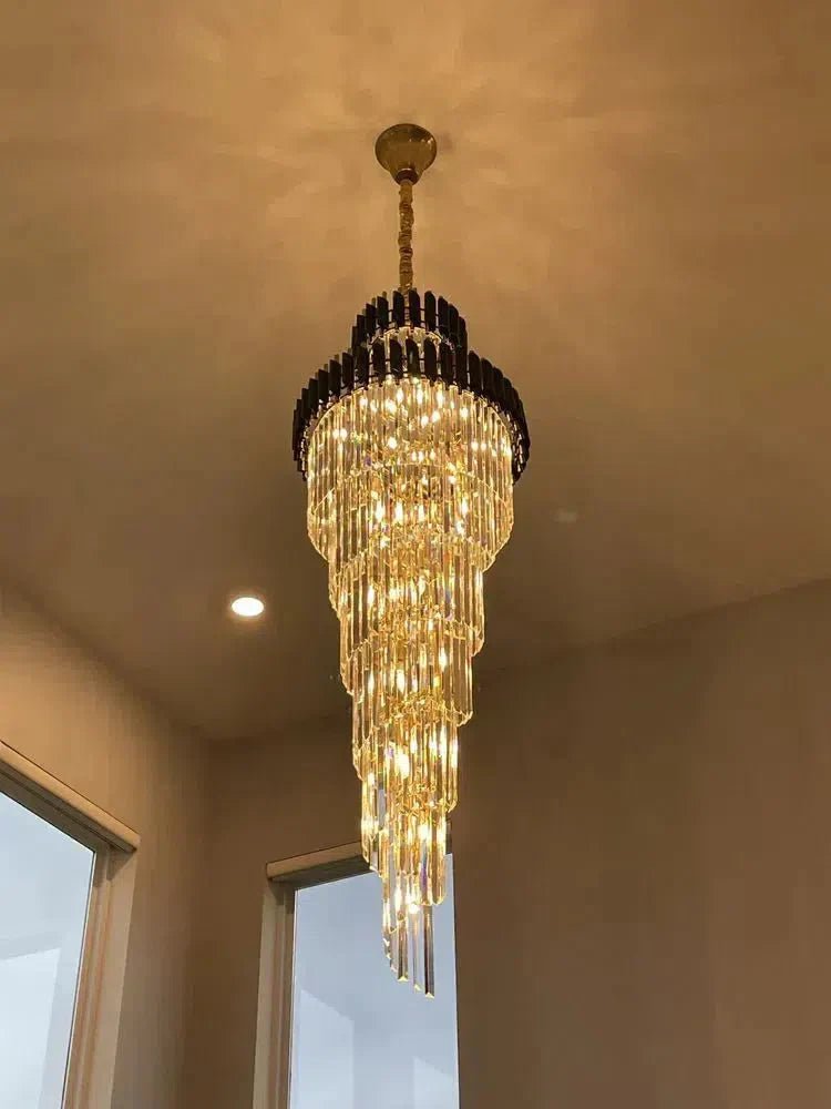 Cyrus Multiple Tier Crystal Chandelier - Zelno