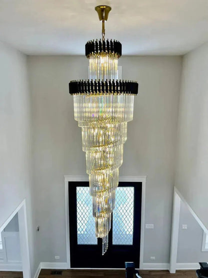 Cyrus Multiple Tier Crystal Chandelier - Zelno