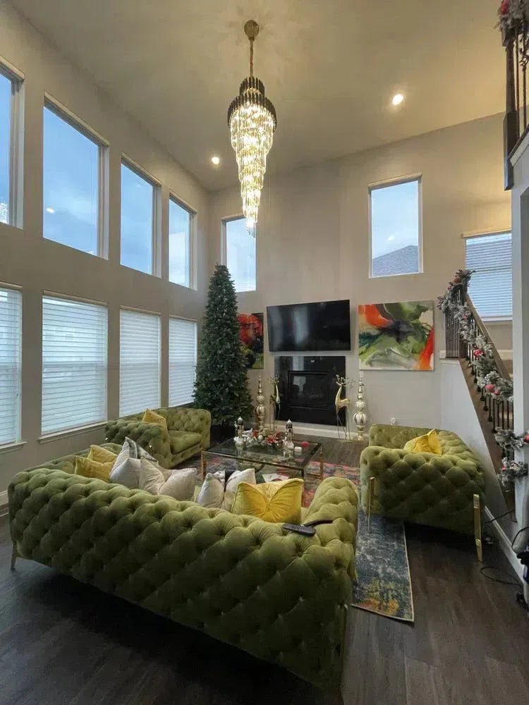 Cyrus Multiple Tier Crystal Chandelier - Zelno