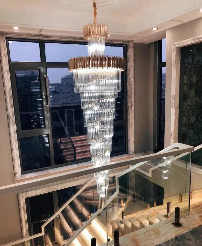 Cyrus Multiple Tier Crystal Chandelier - Zelno