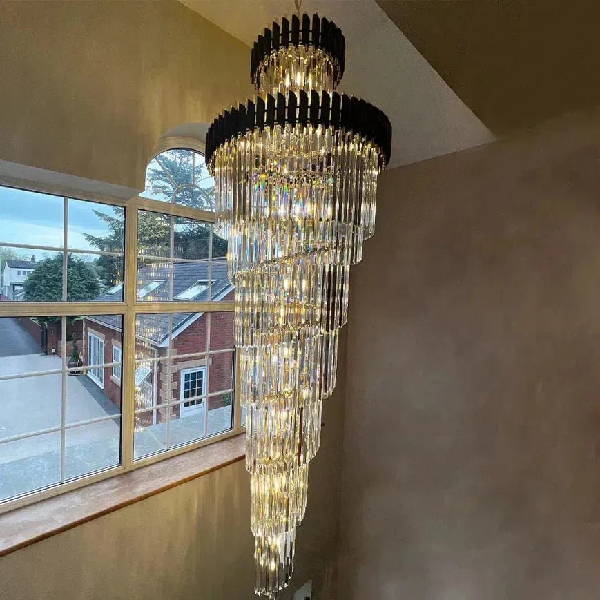Cyrus Multiple Tier Crystal Chandelier - Zelno