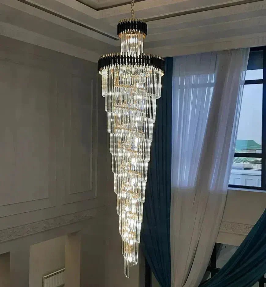 Cyrus Multiple Tier Crystal Chandelier - Zelno