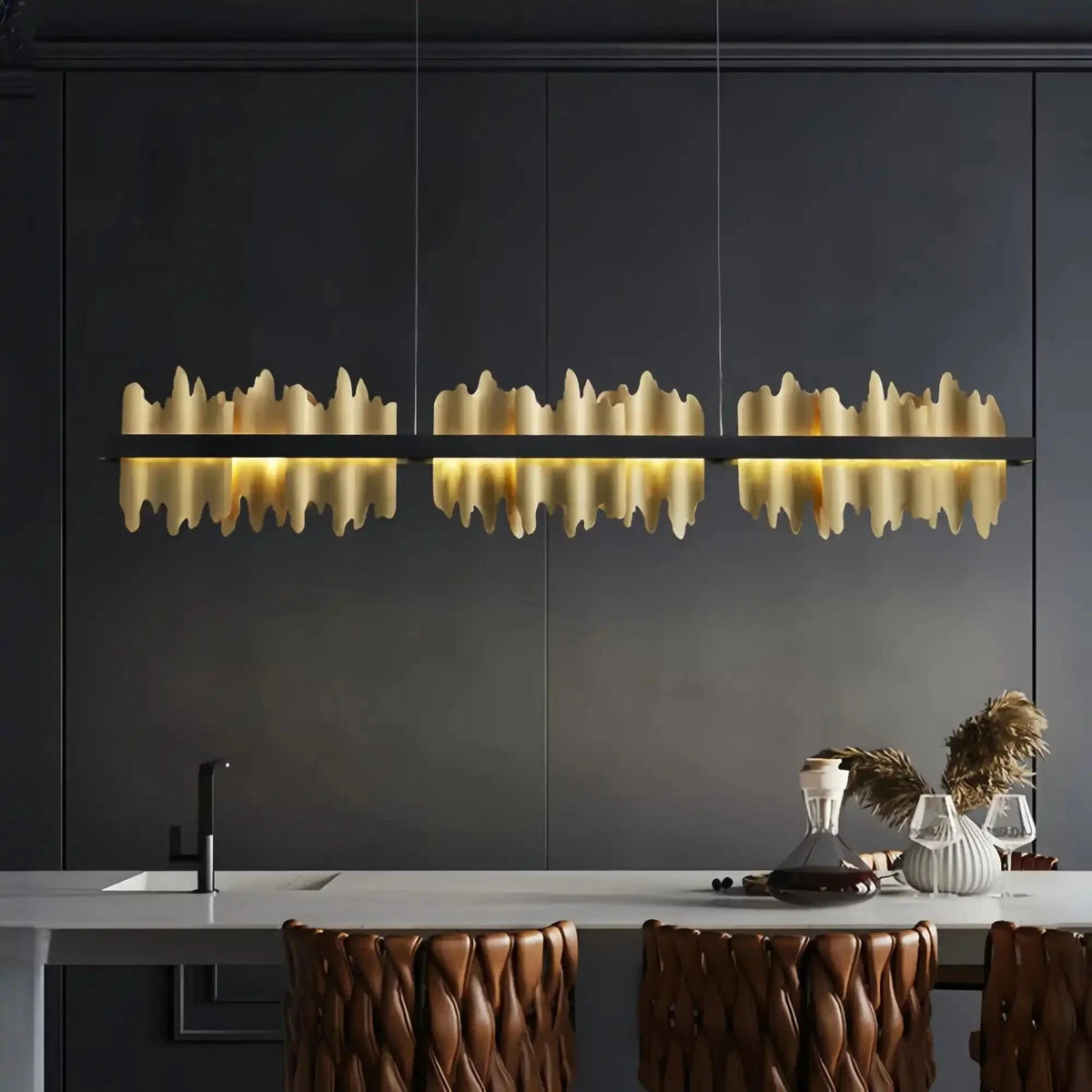 Dahlia Dining Room Chandelier 47" - Zelno Lighting