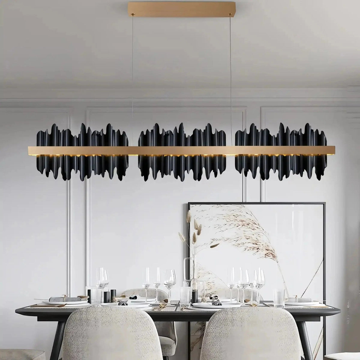 Dahlia Dining Room Chandelier 47" - Zelno Lighting