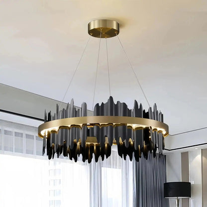 Dahlia Modern Ring Chandelier - Zelno Lighting