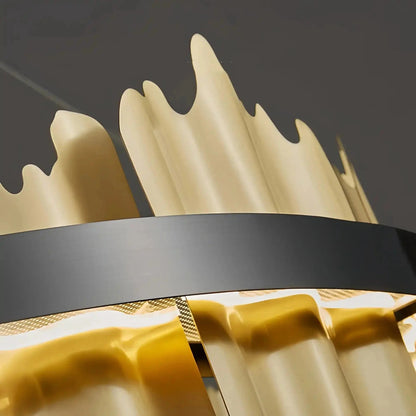 Dahlia Modern Ring Chandelier - Zelno Lighting