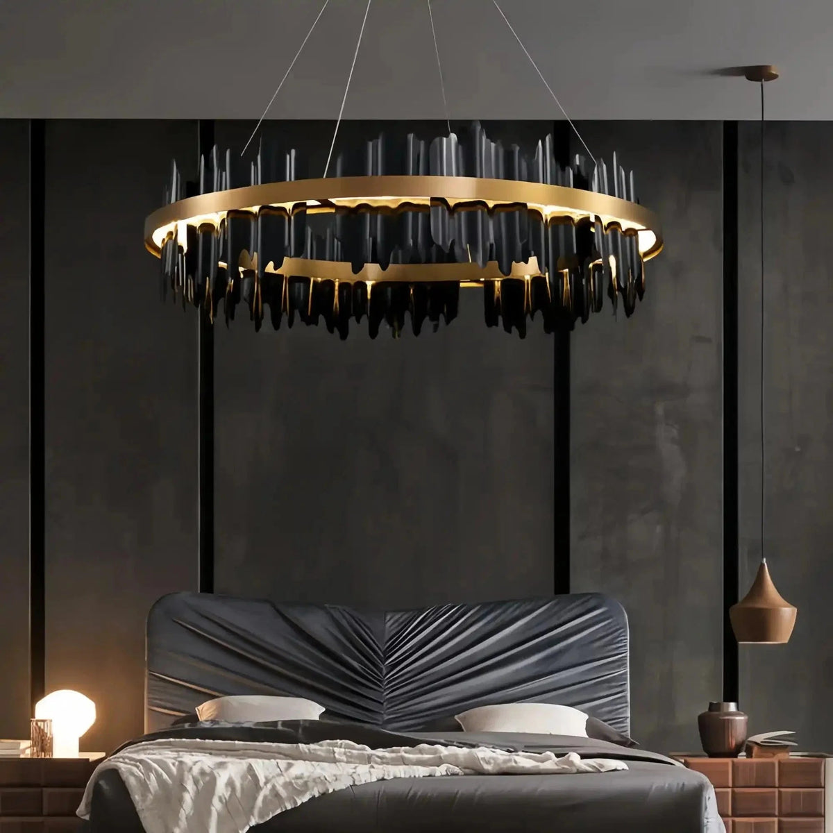 Dahlia Modern Ring Chandelier - Zelno Lighting