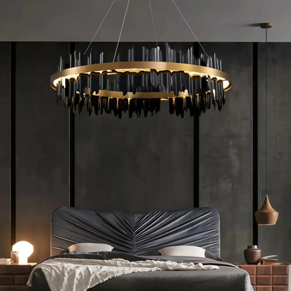 Dahlia Modern Ring Chandelier - Zelno Lighting