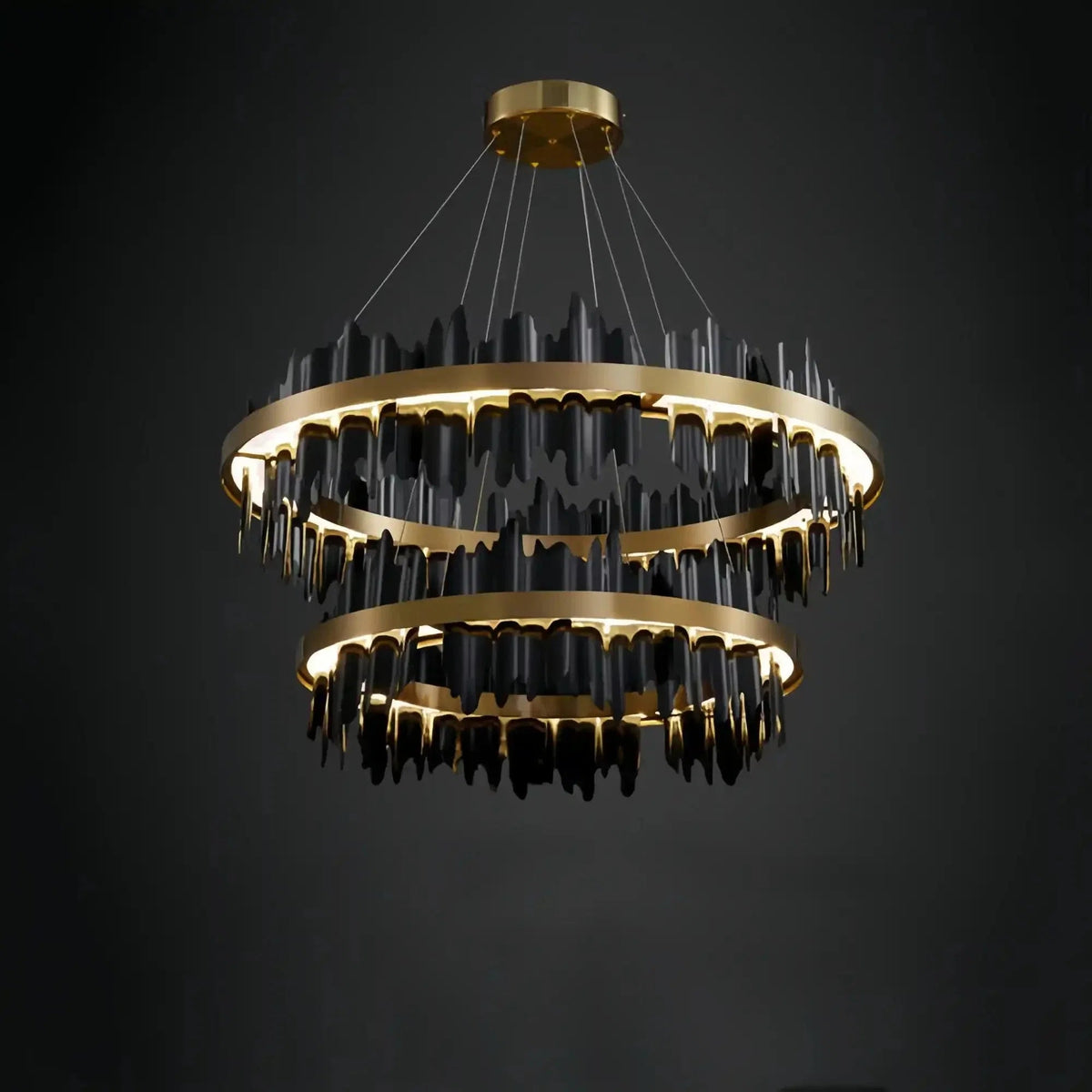 Dahlia Multiple Tier Round Chandelier - Zelno Lighting