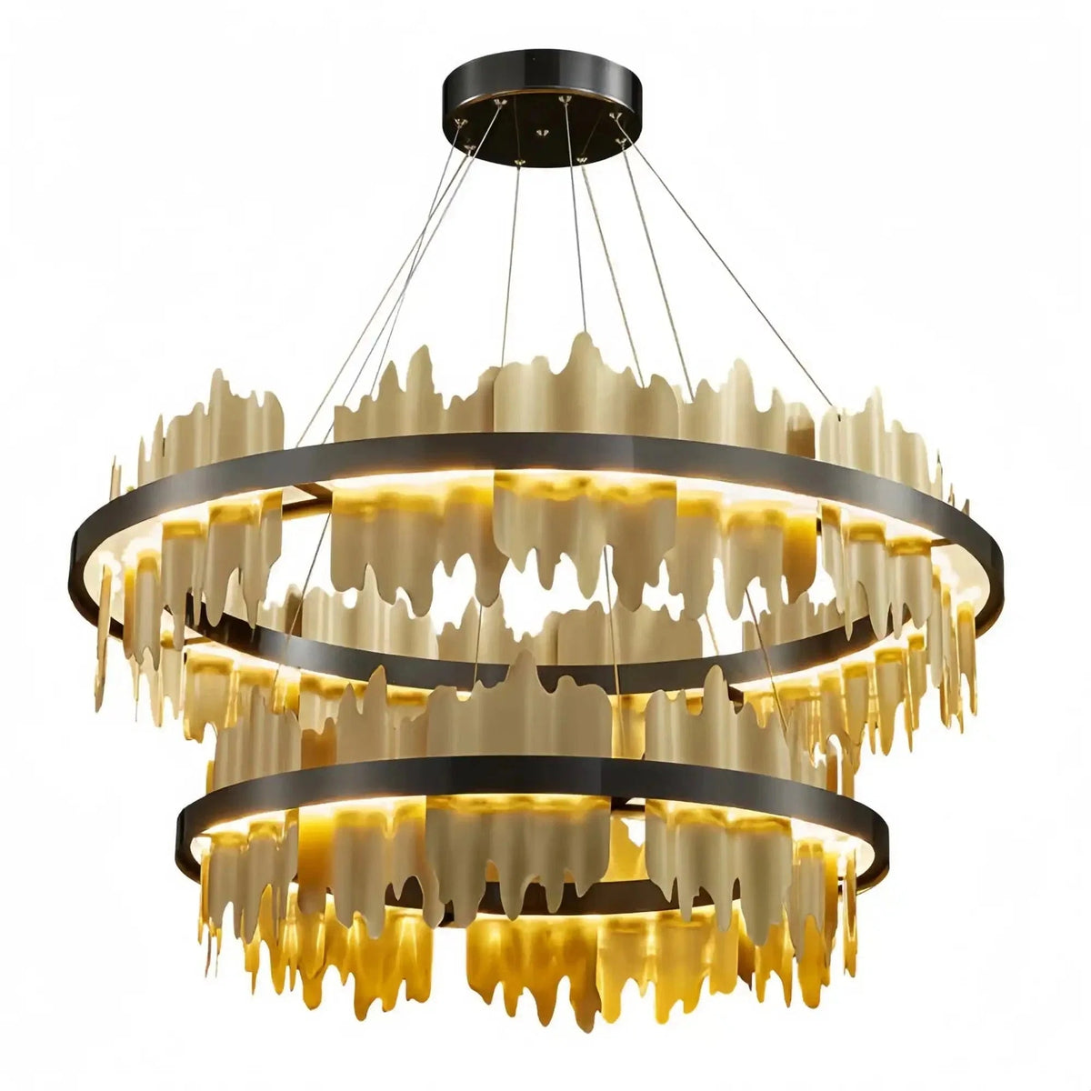 Dahlia Multiple Tier Round Chandelier - Zelno Lighting