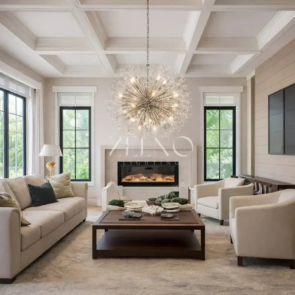 Dandelion Round Chandelier - Zelno