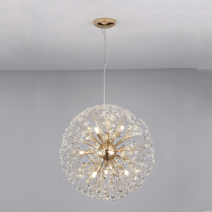 Dandelion Spherical Crystal Pendant Light - Zelno Lighting