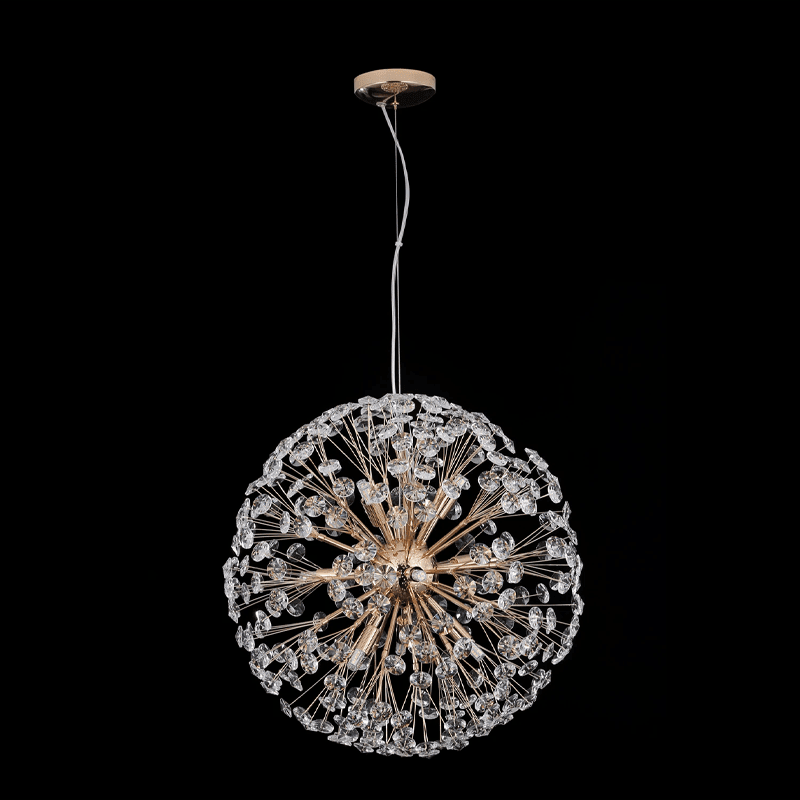 Dandelion Spherical Crystal Pendant Light - Zelno Lighting