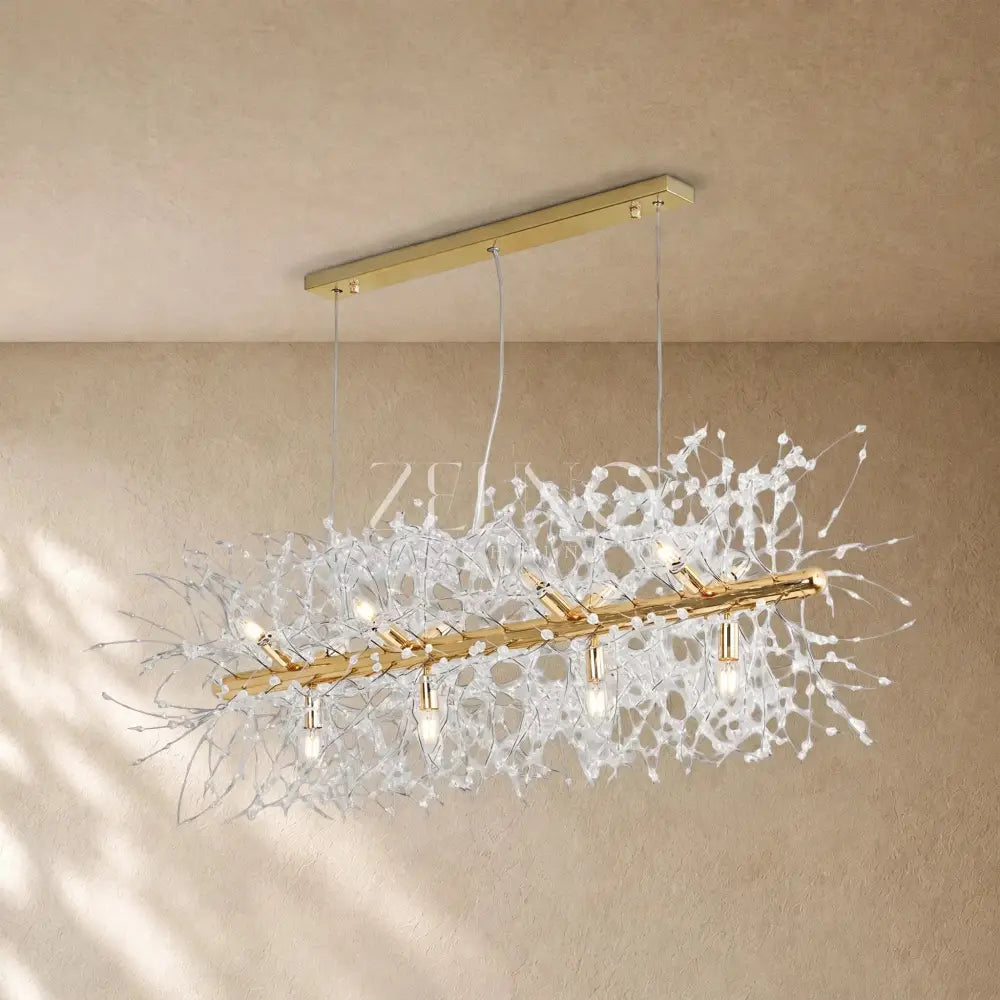 Dandelionni Crystal Chandelier - Zelno