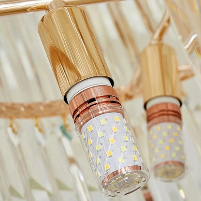 Danilo Multiple Tier Crystal Chandelier - Zelno Lighting