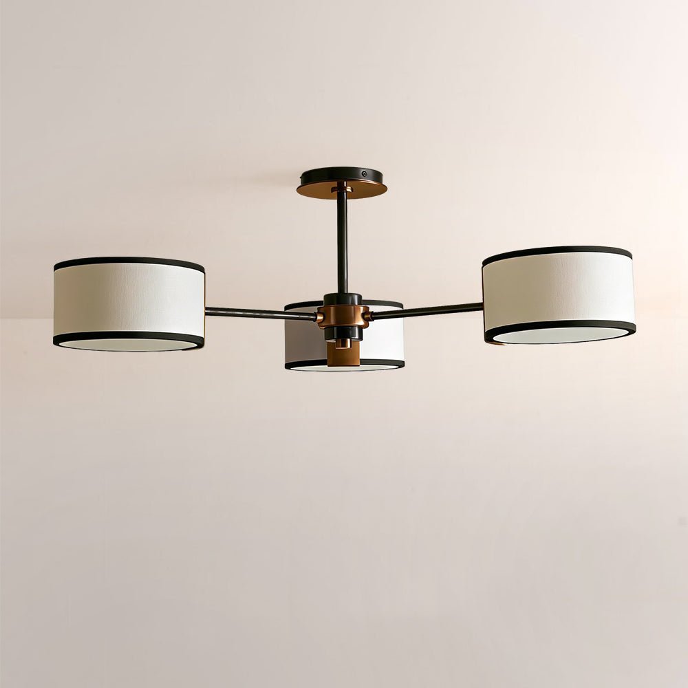 Daphna 3-Light Semi-Flush Mount - Zelno Lighting