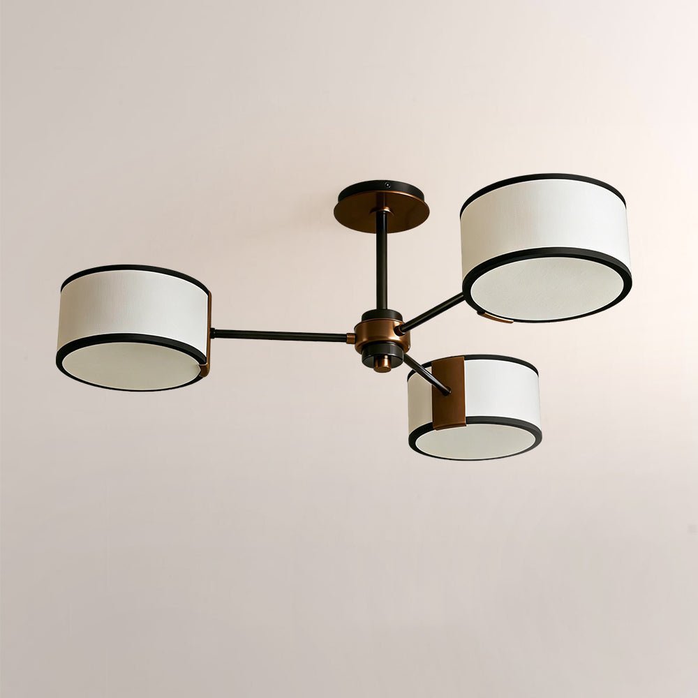 Daphna 3-Light Semi-Flush Mount - Zelno Lighting