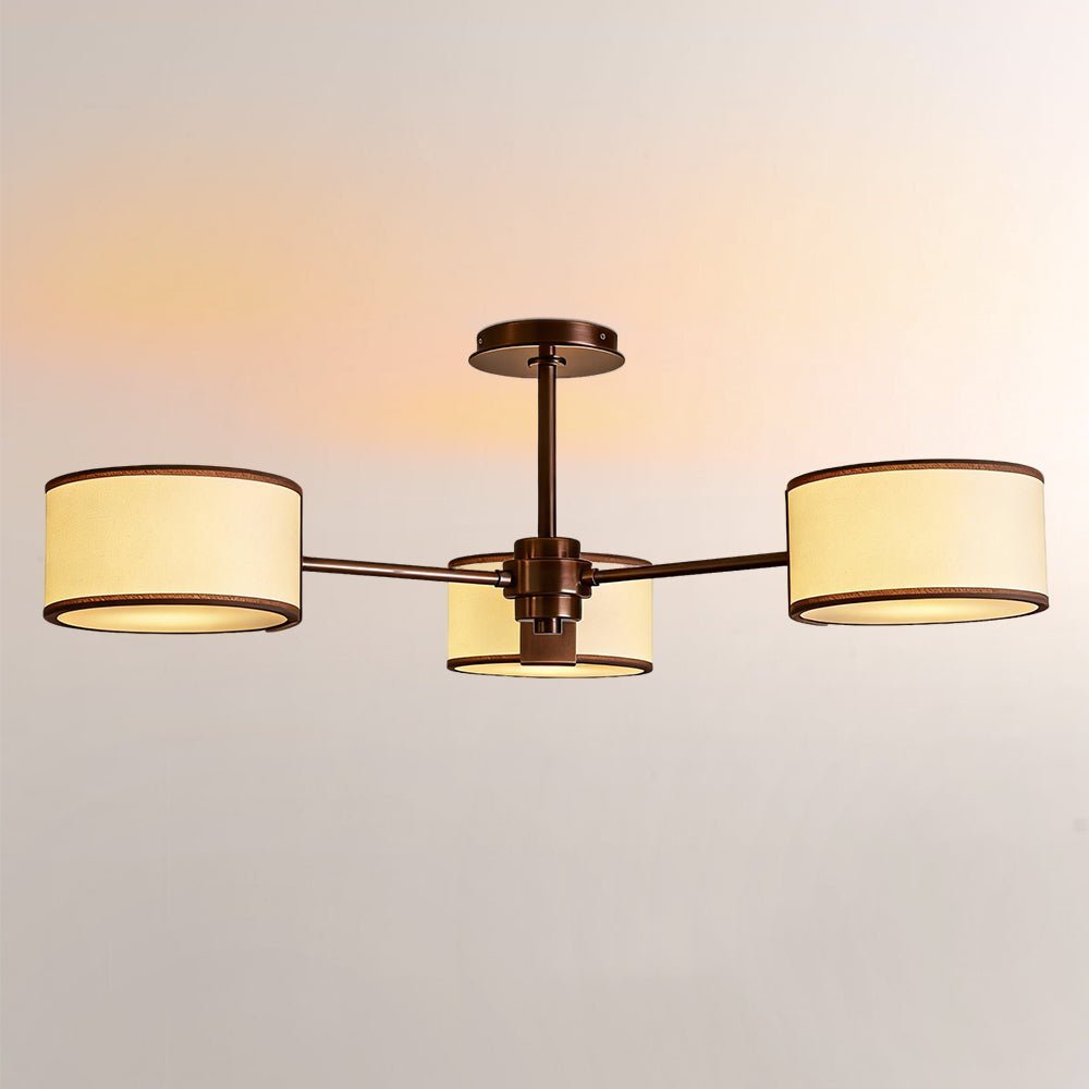 Daphna 3-Light Semi-Flush Mount - Zelno Lighting