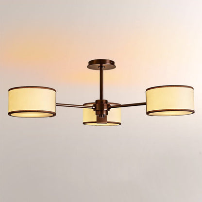 Daphna 3-Light Semi-Flush Mount - Zelno Lighting