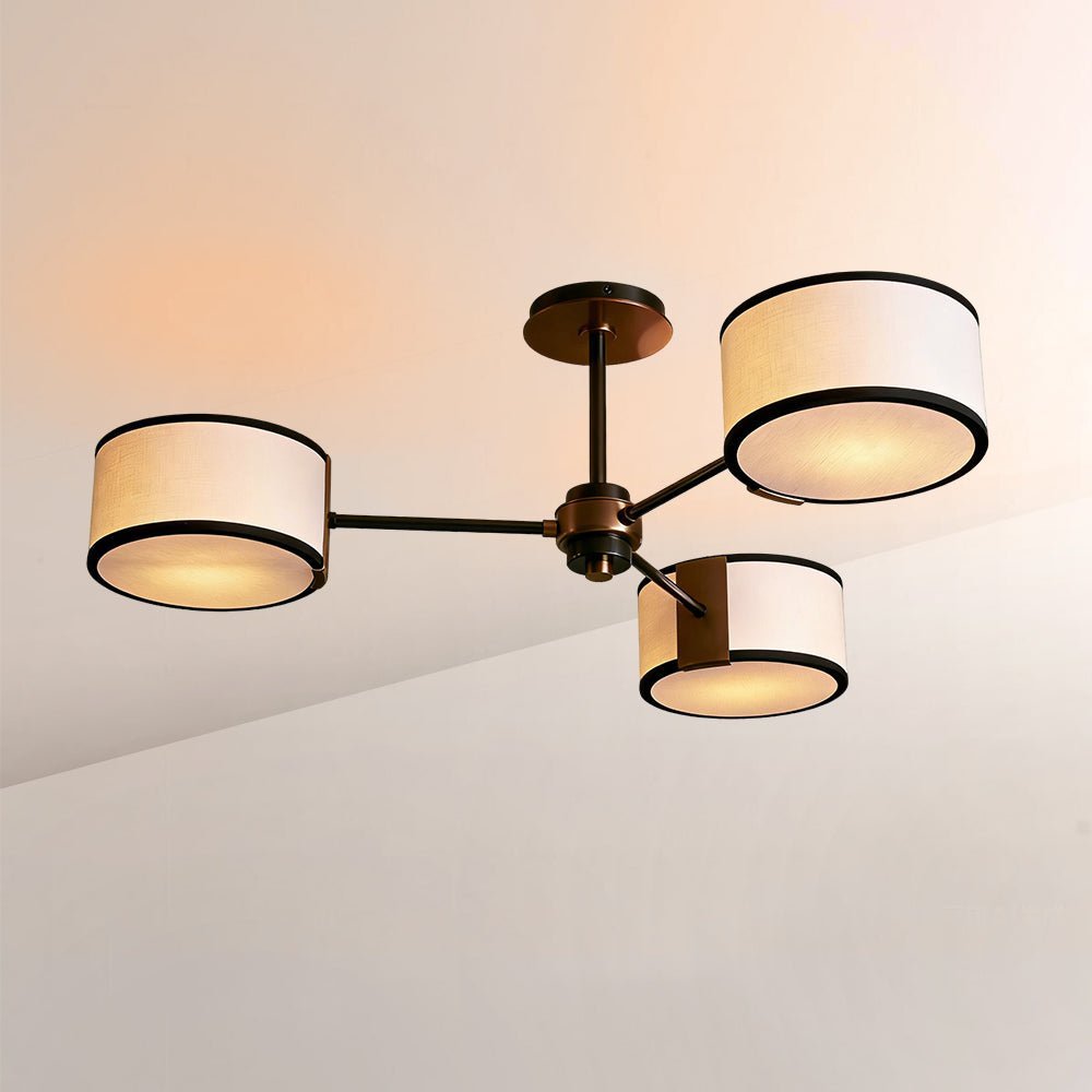 Daphna 3-Light Semi-Flush Mount - Zelno Lighting