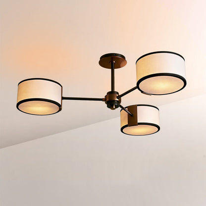 Daphna 3-Light Semi-Flush Mount - Zelno Lighting